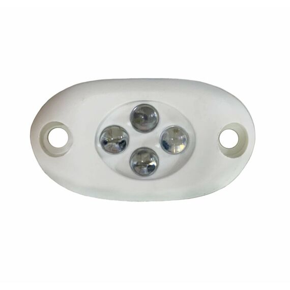 Luz de Cortesia em ABS - 4 LEDS - Azul - 12 V - Oval