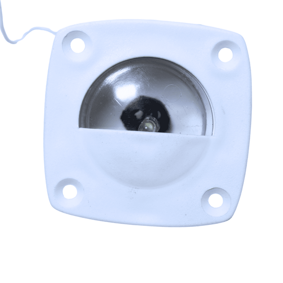 Luz de Cortesia em LED c/ Acabamento em ABS Branco