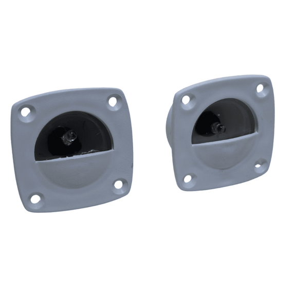 Luz de Cortesia em LED c/ Acabamento em ABS Branco - 2 un.