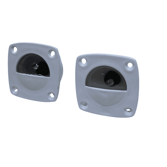 Luz de Cortesia em LED c/ Acabamento em ABS Branco - 2 un.