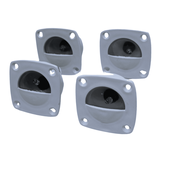 Luz de Cortesia em LED c/ Acabamento em ABS Branco - 4 un.