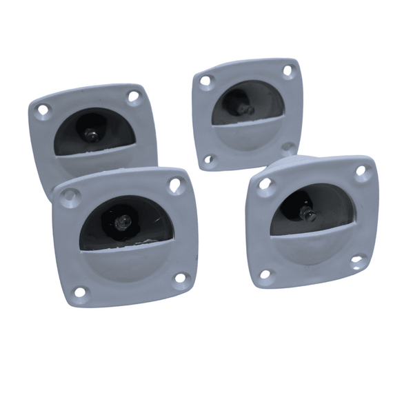 Luz de Cortesia em LED c/ Acabamento em ABS Branco - 4 un.