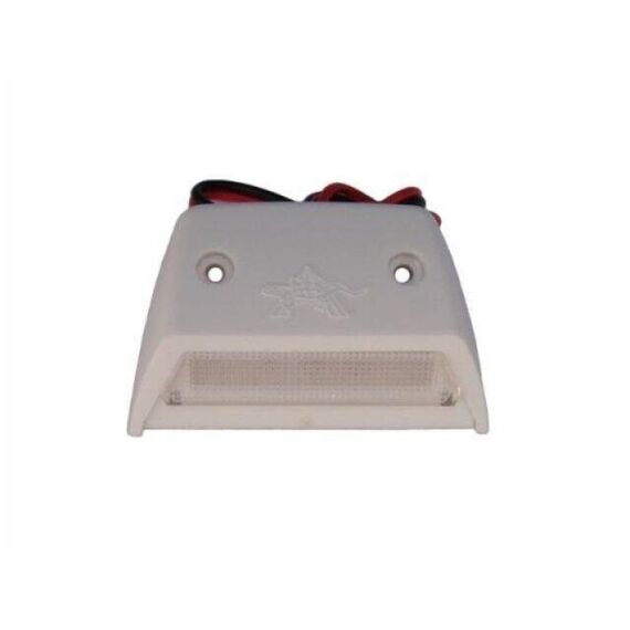 Luz de Cortesia em LED c/ Acabamento em ABS Branco - Sobrepor