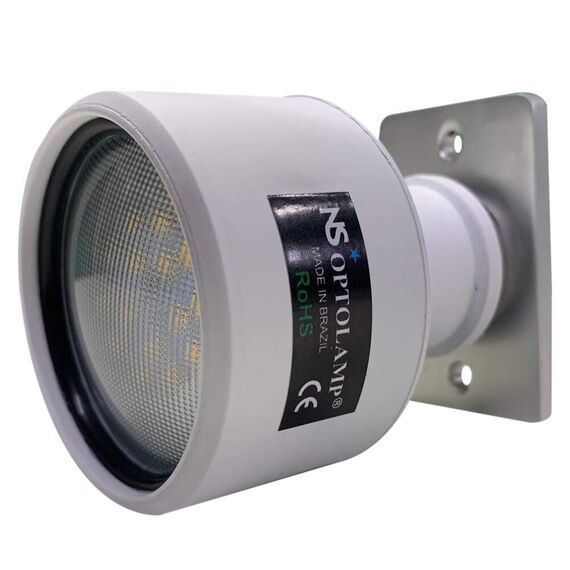Luz de Cruzeta 500 Plus LED - 450lm - 10/30v - Optolamp - Branca