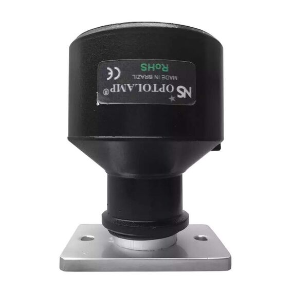 Luz de Cruzeta 500 Plus LED - 450lm - 10/30v - Optolamp - Preta