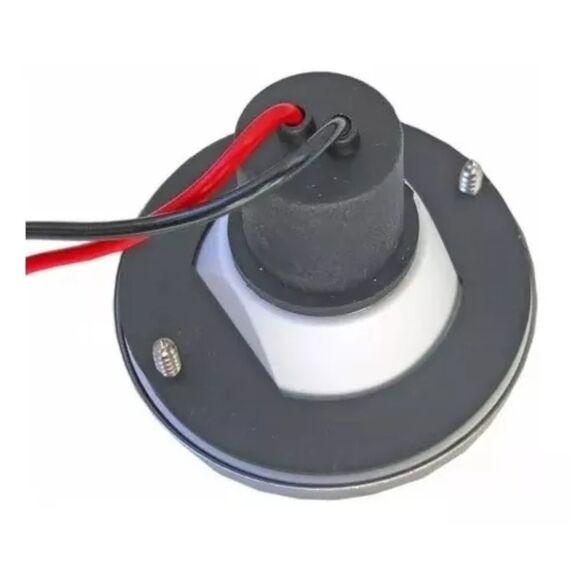 Luz de Espelho de Popa c/ Acabamento em Inox, Base Plástica - Redonda