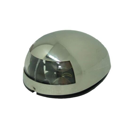 Luz de Navegação Alcançado c/ Tampa em INOX, Base em ABS Preto - Horizontal