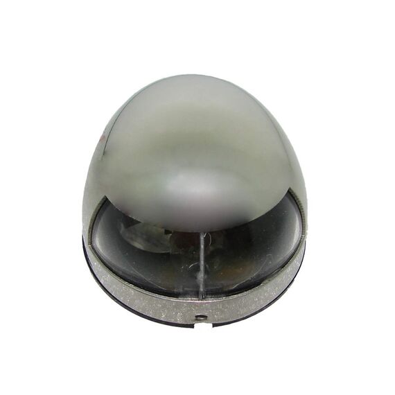 Luz de Navegação Alcançado c/ Tampa em INOX, Base em ABS Preto - Horizontal