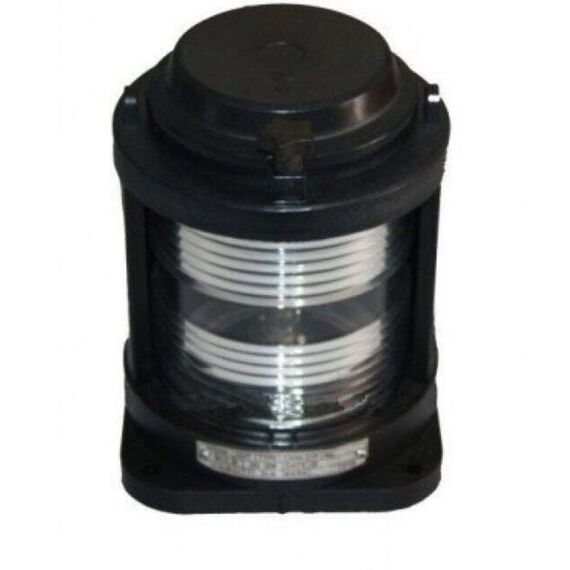 Luz de Navegação Alcançado - Lente Transparente 135°, Corpo em ABS Preto - HORIZONTAL