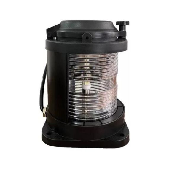 Luz de Navegação Alcançado - Lente Transparente 225°, Corpo em ABS Preto - HORIZONTAL