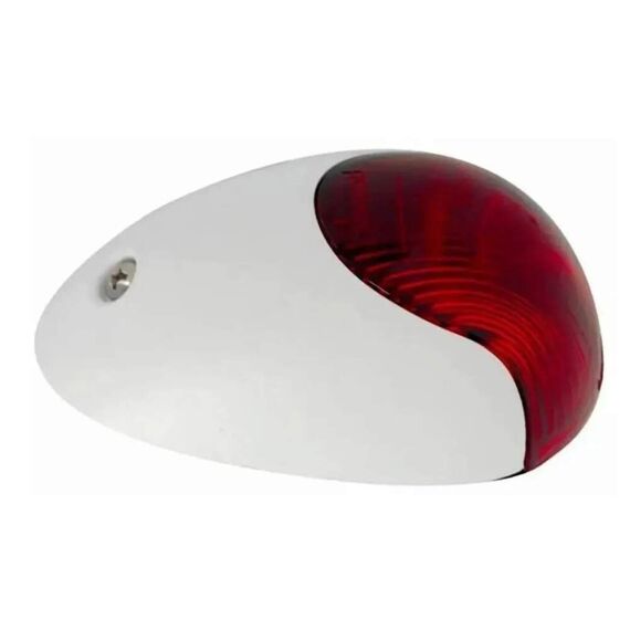 Luz de Navegação BB/BE c/ Tampa de Acabamento em ABS Branco - Attwood