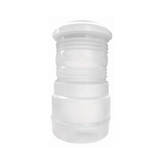 Luz de Navegação 360° + Mega Strobo - Corpo em ABS Branco - TOP - 12v