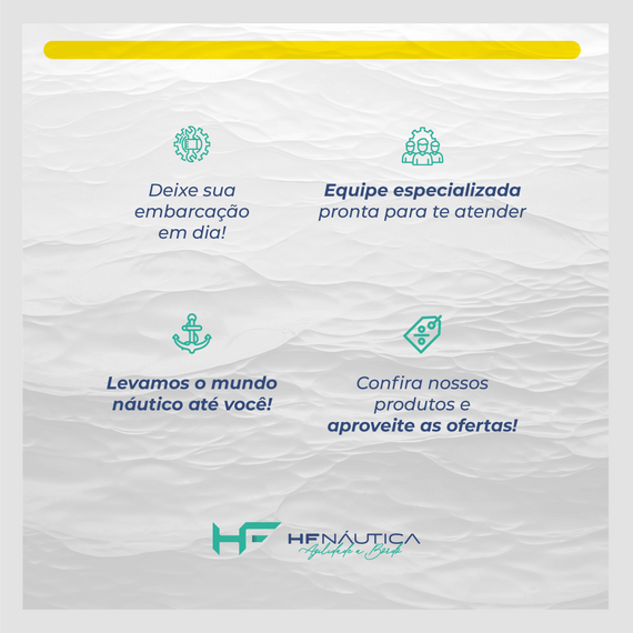 Luz de Navegação 360° + Mega Strobo - Corpo em ABS Branco - TOP - 24v