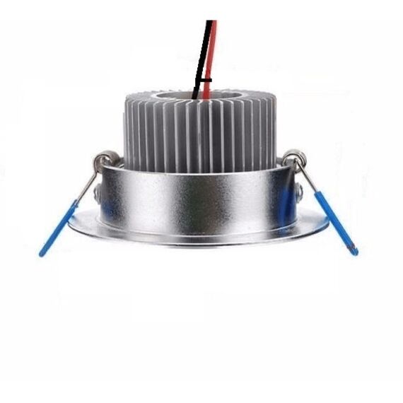 Luz p/ Cabine / Targa / Cortesia em Alumínio - 3 LEDS - 12 V - Embutir