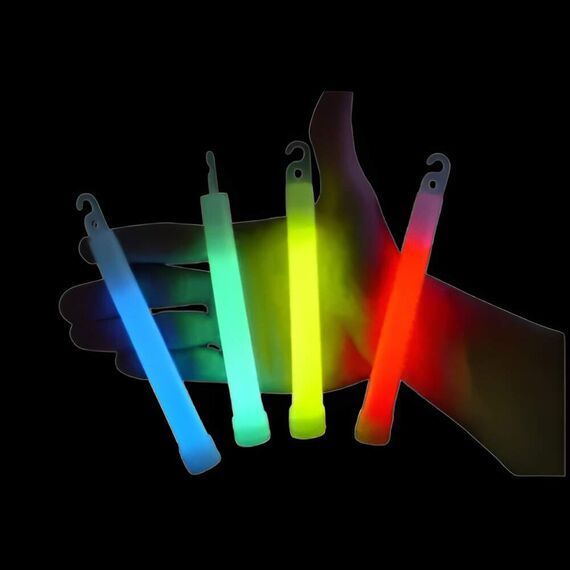 Luz Química Bastão Luminoso 15 Cm - Tipo Cyalume Vermelho