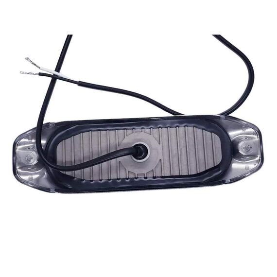 Luz Submergível p/ Embarcações Acabamento em Inox LED Branco - 10-30V - 2 un.