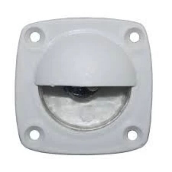 Luz Utilitária Fixa Interna / Cabine em Plástico ABS Branco - 12 V