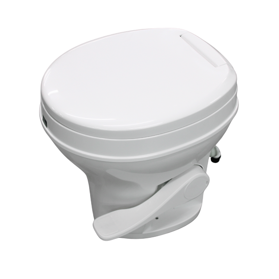 Vaso Sanitário Maritimo Motorhome RV - Gravidade - com Pedal - Altura Residencial - SEAFLO
