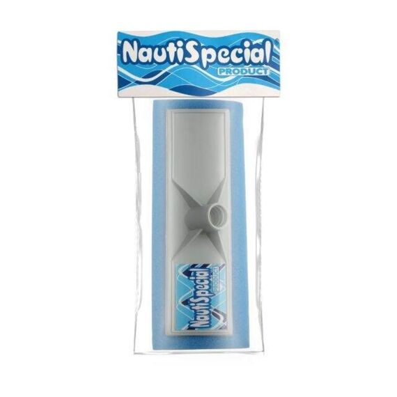 Bucha Náutica Abrasiva Branca c/ Base Fixa NautiSpecial