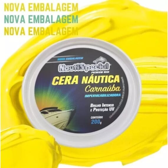 Cera de Carnaúba em Pasta Impermeabilizadora NautiSpecial - 200 g