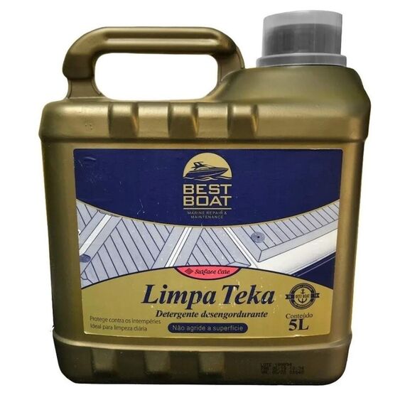 Desengordurante Limpa Teka Best Boat - 5 litros - Uso Profissional