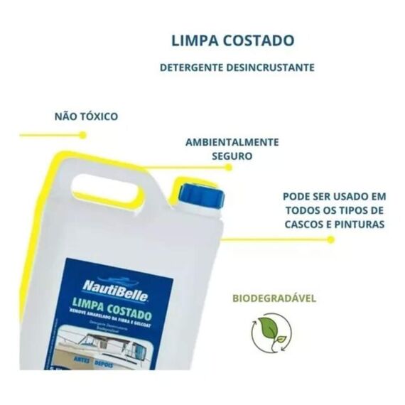 Desincrustante Limpa Costado NautiBelle - 5 litros