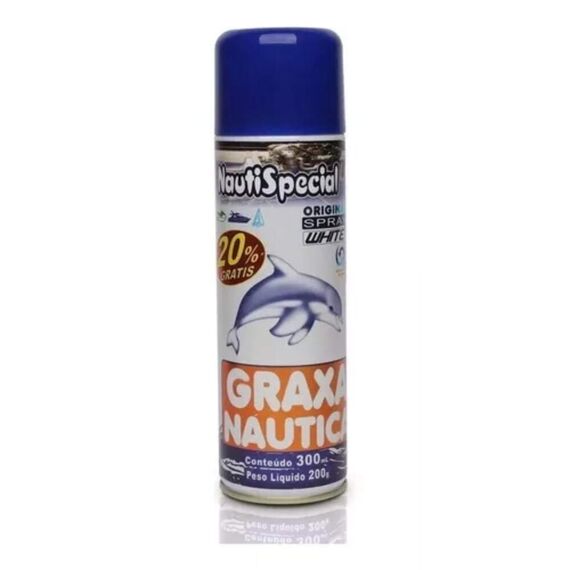 Graxa Branca em Spray + 2 Silicone Náutico NautiSpecial - 300 ml