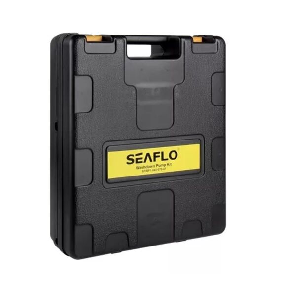 Kit Lavagem Bomba Pressurizadora Seaflo 4.5 Gpm + Mangueira + Gatilho - MALETA - 70PSI - 12v