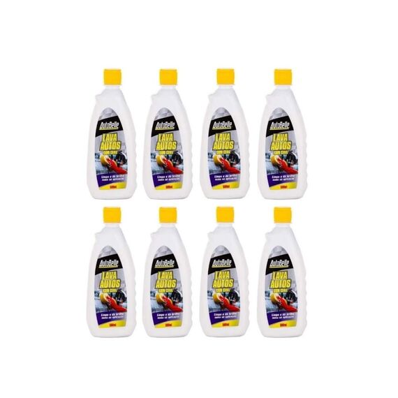 Lava Lancha c/ Cera Autobelle - 500 ml - 8 un.