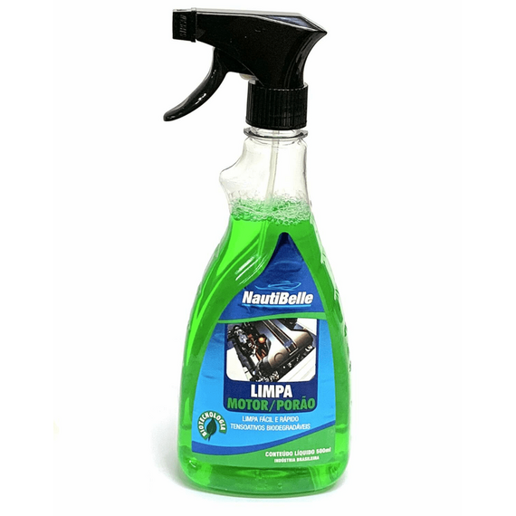 Limpa Motor/Porão Nautibelle c/ Bico Pulverizador - 500 ml - Pronto p/ Uso