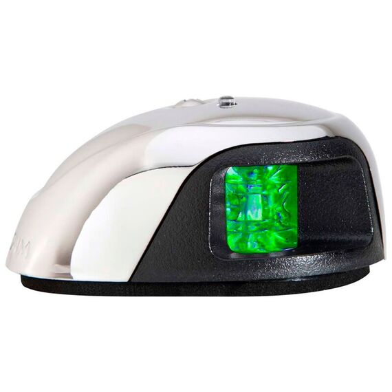 Luz de Navegação BB/BE LED c/ Tampa em INOX 316, Base em ABS Preto - Horizontal