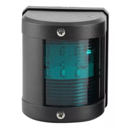 Luz de Navegação FIXA Preta até 12M CXH1-1YB VERDE 112,5º