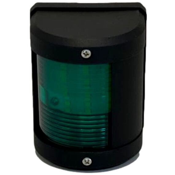 Luz de Navegação FIXA Preta até 12M CXH1-1YB VERDE 112,5º
