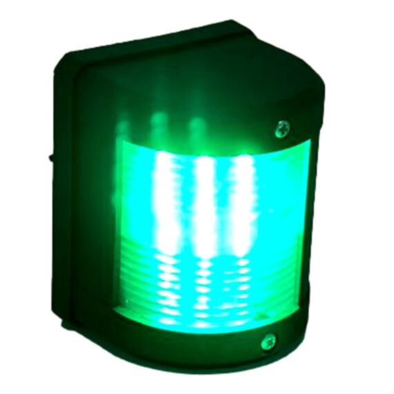 Luz de Navegação FIXA Preta até 12M CXH1-1YB VERDE 112,5º