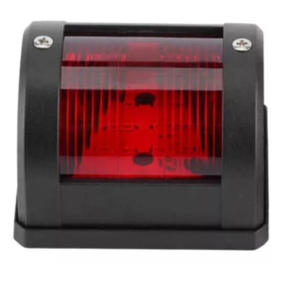 Luz de Navegação FIXA Preta até 12M CXH2-1YB VERMELHA 112,5º