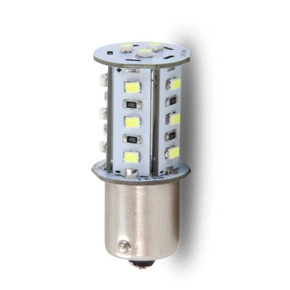 Luz de Navegação Mastro - Lente Vermelha 360°, Corpo em ABS Preto - HORIZONTAL