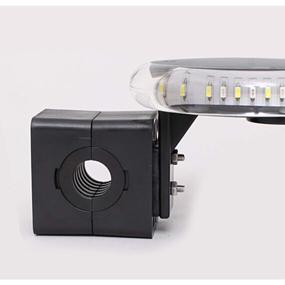 Luz de Navegação, Strobo, BB/BE em LED c/ Suporte p/ Mastro + Controle Remoto Wireless - SOLAR