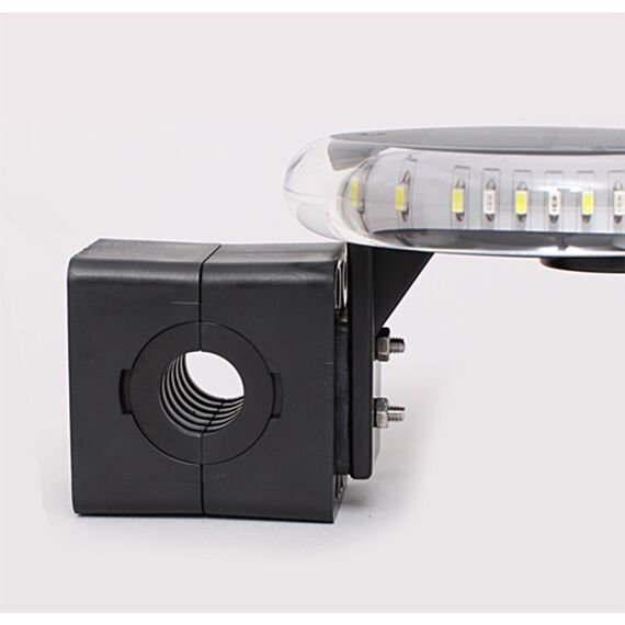 Luz de Navegação TOP 360° em LED c/ Suporte p/ Mastro + Controle Remoto Wireless - SOLAR