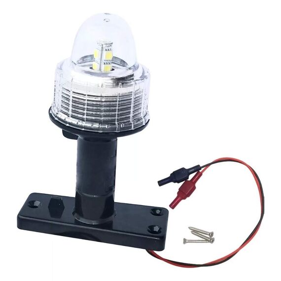 Luz de Navegação TOP Alcançado Fundeio - 9 LEDs - Preta - 15cm