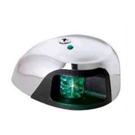 Luz de Proa Bicolor em LED c/ Tampa em Inox, Base em ABS