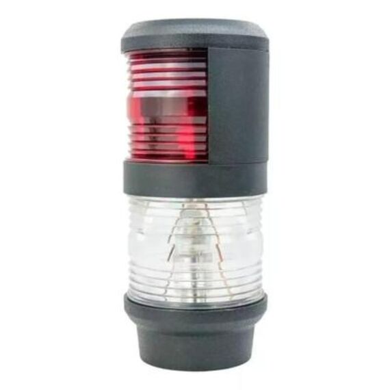 Luz de TOP tricolor - Navegação 360° + Bicolor 360°, Corpo em ABS Preto