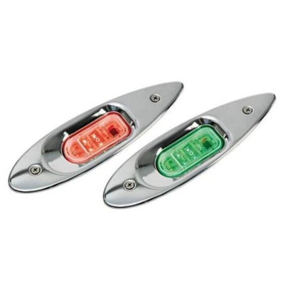 Luz Olho de Tubarão em LED em Aço INOX