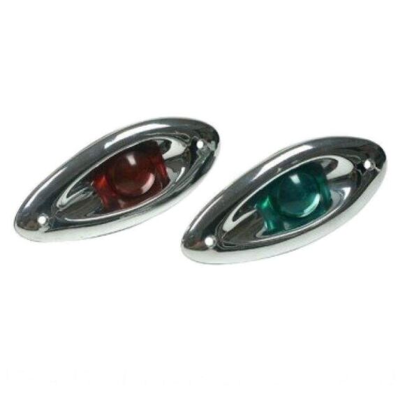 Luz Olho de Tubarão em LED - PAR - c/ Acabamento em ABS Cromado