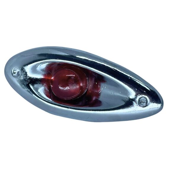 Luz Olho de Tubarão em LED - PAR - c/ Acabamento em ABS Cromado