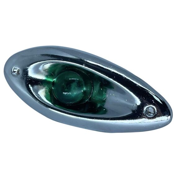 Luz Olho de Tubarão em LED - PAR - c/ Acabamento em ABS Cromado