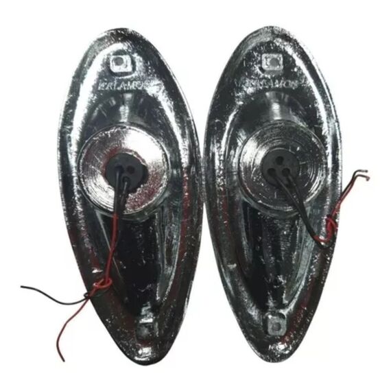 Luz Olho de Tubarão em LED - PAR - c/ Acabamento em ABS Cromado