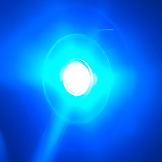 Luz p/ Viveiro / Deck / Cortesia em ABS a Prova De Água - LED Azul - 12 V - Embutir