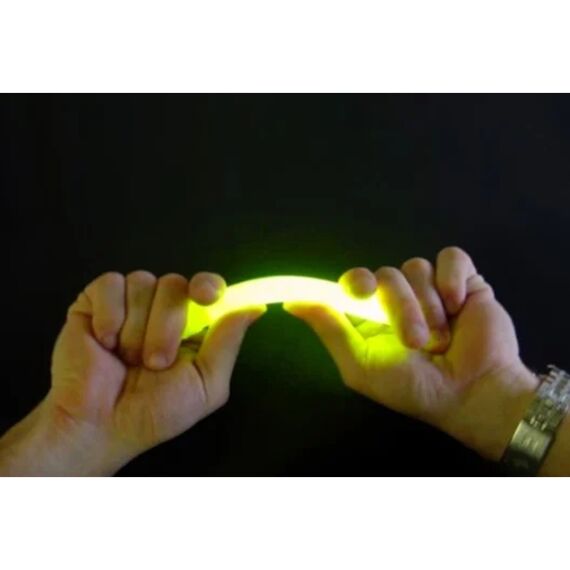 Luz Química Bastão Luminoso 15 Cm - Tipo Cyalume Amarelo