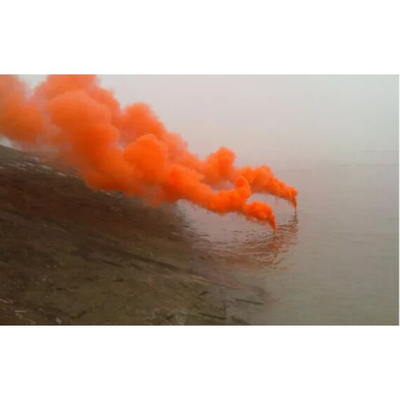 Sinalizador Fumígeno Flutuante Laranja - Navegação em Águas Costeiras - Mar Aberto