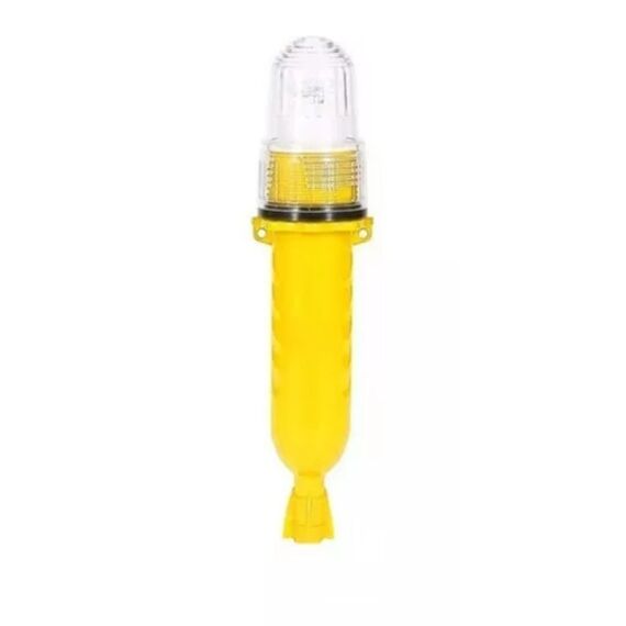 Sinalizador Náutico Torpedo 5 LEDs - Luz Strobo p/ Redes e Pesca - Marine Star